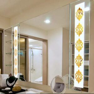 12 pc set Self-Adhesive Acrylic mirror wall stickers - Image 4