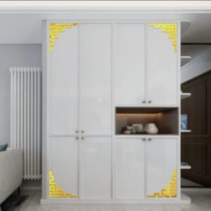 Acrylic mirror stickers 4 pec set 4?4 inch size - Image 2