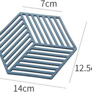 1PCS Multifunction Heat Resistant Silicone Mat Drink Cup Coasters Nonslip Pads Pot Holder Table Placemat Kitchen Accessories (random color) - Image 2