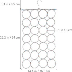 28 Holes Scarf Hanger  / Tie Hanger / Belt Hanger Organizer - Image 1