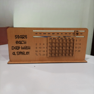 Desktop calendar Wooden material - Image 1