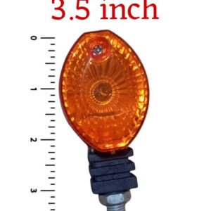 (Pack of 6) plastic Mudguards, chain cover and enjine cover(magnet tapa) 4 mini size indicator and break bracket for 70cc combo pack - Image 2