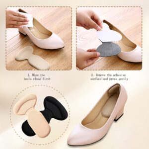 2pcs Insole Heel Cushion Pads, Shoe Grip Heel Protector, Foot Care Protector Sticky Heel Cushion Inserts for Women & Men - Image 3
