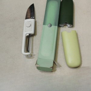 Stainless Steel 2 in 1 Fruit cutting Knife with Peeler For Peeling and Cutting,(random color) - Image 1