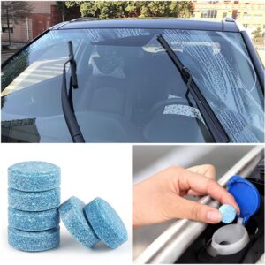 10PCS Car Windshield Cleaner Solid Cleaner Effervescent Tablet Glass Water Universal Automobile Accessories Spray Cleaner - Image 1
