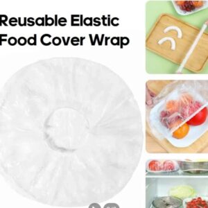 Plastic food cover pack off 100 pcs - Image 4