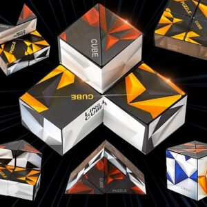 3D Geometric Cubic Toys Infinite Reversible Magic Cube Anti Stress Hand Flip Puzzle Game - Image 5