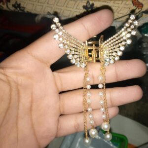 Beautiful Zircon korean Butterfly Hair Claw - Image 3