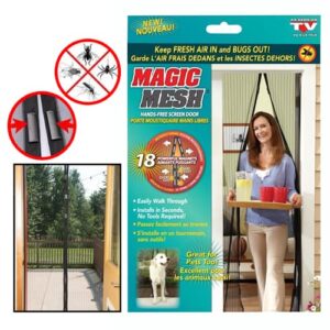 Magic Mesh Deluxe- Hands Free Magnetic Screen Door, Mesh Curtain Keeps Bugs Out - Image 4