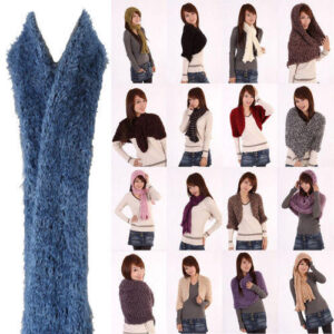Women's Velvet Stretchable Magic Scarf 26 different styles( random color ) - Image 4