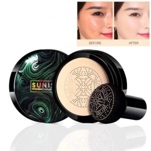 3 in 1 Makeup Deal  Sunisa Foundation Base 20g Waterproof Mushroom Head Air Cushion BB Cream Nude Liquid Foundations +yanqina 36H liner + 5 in 1 lipstick Pen - Image 5