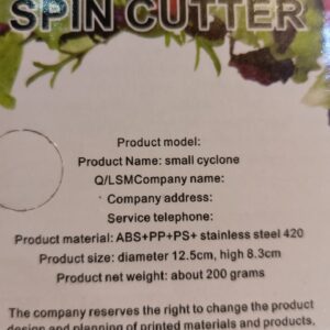 Speedy chopper multi use turbo cutter mini handy manual speed chopper for vegetables fruits imported heavy quality best make your life easier nicer dicer (Random color) - Image 5