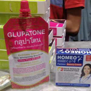 GLUPATONE Extreme Strong Whitening Emulsion Ultra Plus GS-120 For Face  With Homeo Cure Beauty Cream - Image 1