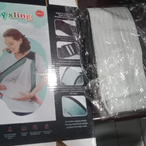 Baby Carrier, Ergonomic Baby Strap one Shoulder Labor-Saving Polyester Baby Half Wrapped Sling (Random Color) - Image 5