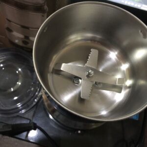 MULTI PURPOSE ELECTRIC COFFEE GRINDER AUTOMATIC COFFEE SPICE  GRINBEANDER STAINLESS STEEL - 150 Watts - Image 4