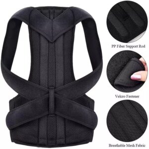 Adjustable Posture Back Belt, Posture Corrector Belt For Men And Women, Back Support And Shoulder Belt - Image 4