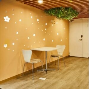 38pcs/set Mixed Big And Small Size Hibiscus Flowers Shape Wall Stickers For Kids Rooms Wall Decals - Image 2