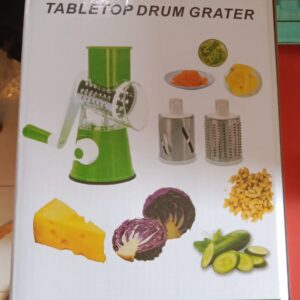 Multifunctional Manual Vegetable TABLE TOP DRUM Cutter Slicer ( Random Color ) - Image 4