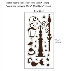 Cats Under The Street Light Wall Stickers - Image 1