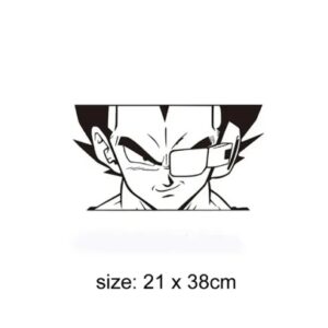 Vegeta Anime Character Pvc Sticker For Kids Room Boys Bedroom | AC Sticker Art - Image 1