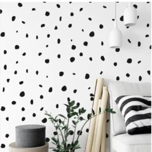 Almost 200 Irregular Polka Dots Wall Decal, Polka Dot Stickers, Polka Dot Decals, Black Polka Dots, Wall Decor, Wall Art, Wall Decals, Wall Stickers - Image 2