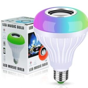 Smart LED Light Bulb with Built-in Bluetooth Speaker and Remote Control - Image 2