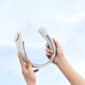 Portable Neck fan air Cooler & Purifier... Adjustable 3 speed and Rechargeable (random color ) - Image 4