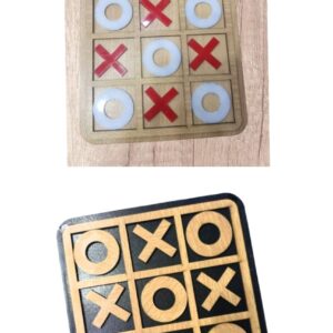 Rage-X Tic Tac Toe Wooden Board Game (random color) - Image 3