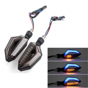 2 pcs motorcycle led turn signal indicator wirh parking drl light for all bikes 70cc and cg125 bikes | famcy indicator - Image 5