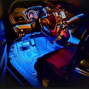 2Pcs RGB 17cm Silicon Flexible 9-LED Strip DRL Daytime Multicolor Light | SMD LED Fancy Light (RGB) For Car Bumper And Bikes - Image 3