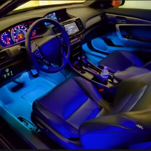 2Pcs RGB 17cm Silicon Flexible 9-LED Strip DRL Daytime Multicolor Light | SMD LED Fancy Light (RGB) For Car Bumper And Bikes - Image 4