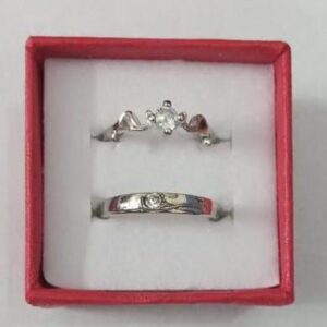 1 Pair of Couple ring for engagement and friendship gift | Stainless steel ring - Image 3