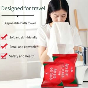 1 PCs of Compressed Bath Towels Disposable Face Towels Large Magical Towel Portable Travel Strong Water Absorption Large Travel Hotel Towels Size 70 X 140 cm - Image 3