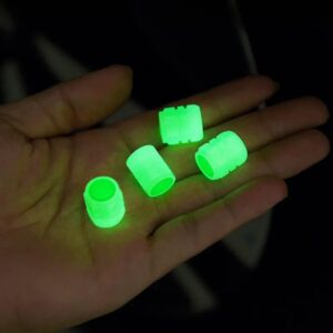Luminous Valve Motorcycle Bicycle Bike Car Wheel Tyre Hub Cap Fluorescent Night Glowing Luminous Valve Stem Caps Decor ( Random Color ) - Image 3