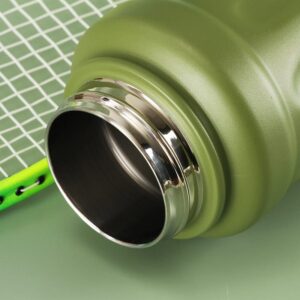 316 Stainless Steel Thermo Water Bottles Large 1000ml sukoki brand (Green) - Image 3