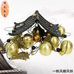 Wind Twin Metal Aluminum Wind Chimes Door Bells - Image 1