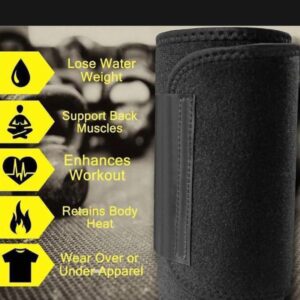 Sweet sweat Belt for Weight Loss Slimming Trimming Waist Trainer Fitness Belt for men and women - Image 2