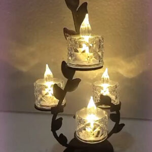 Leaf Design Candle light stand | Multipurpose Candle holder for Home, outdoor and hotels - Image 2