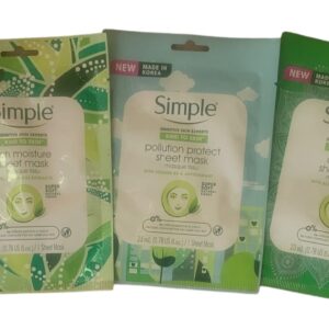 Pack of 3 simple mask sheet made in korea - Image 4