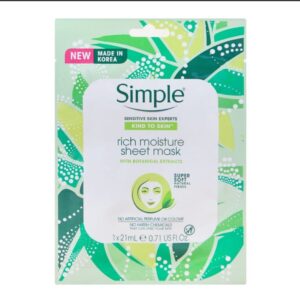 Pack of 3 simple mask sheet made in korea - Image 3