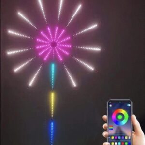 Fireworks light strip  Full-color lamp beads, dazzling and changeable, multi-color control - Image 1