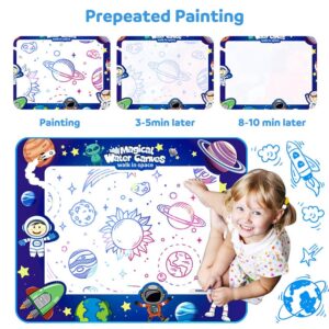Magic Water Doodle Waterproof Canvas Mat | Washable Drawing Mat | Reusable canvas Perfect for kids - Image 3