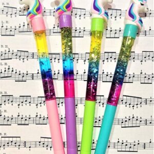 Unicorn Water Glitter Gel Pen  Stylish Pen for Girls / Glitter pens / Unicorn pens / pens for Kids /Pen for Girls Unicorn Pen for Girls (1 PC) - Image 1