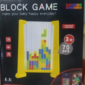 Color Pattern Block Mind Game Challenge | Kids Educational Toy Building Blocks | Kids Educational Toy Building Blocks | Tetris Learning Toy for Children, Tetris Game Children (Random colors) - Image 1