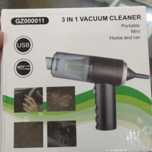 3 In 1 Vacuum Cleaner mini portable For Home And Car (GZ000011) / Wireless Mini Handheld Vacuum Cleaner - Image 1