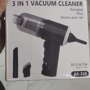 (NW00079) 3 in 1 car Vacuum Cleaner blower and baloon pump - Powerful Rechargeable Multi-functional and Wireless - Mini Vacuum Cleaner for Carpet, Car, Home, Office, Pet Hair, Sofa - Keyboard Cleaner - Image 3