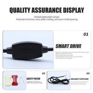 Angel Wing Light Dynamic Projection Lamp Universal Car Rear View Mirror Side Mirror  (2 Pcs) - Image 4