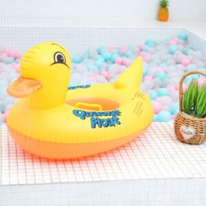 Duck Baby Floats Tube, Inflatable Duck Pool Float, Baby Floating Seat, Children Swim Ring, Kids Inflatable Floats, Yellow Duck Seat Boat for Toddler - Image 3