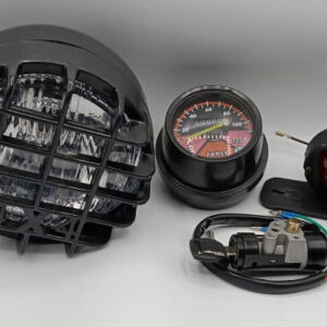 Cafe racer style package for motorcycle universal Head light  Back light Meter Alter switch - Image 2