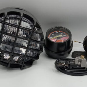 Cafe racer style package for motorcycle universal Head light  Back light Meter Alter switch - Image 1